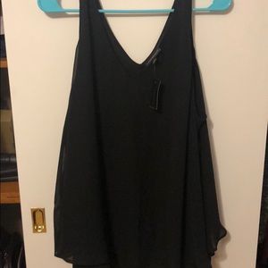 Lane Bryant black blouse
